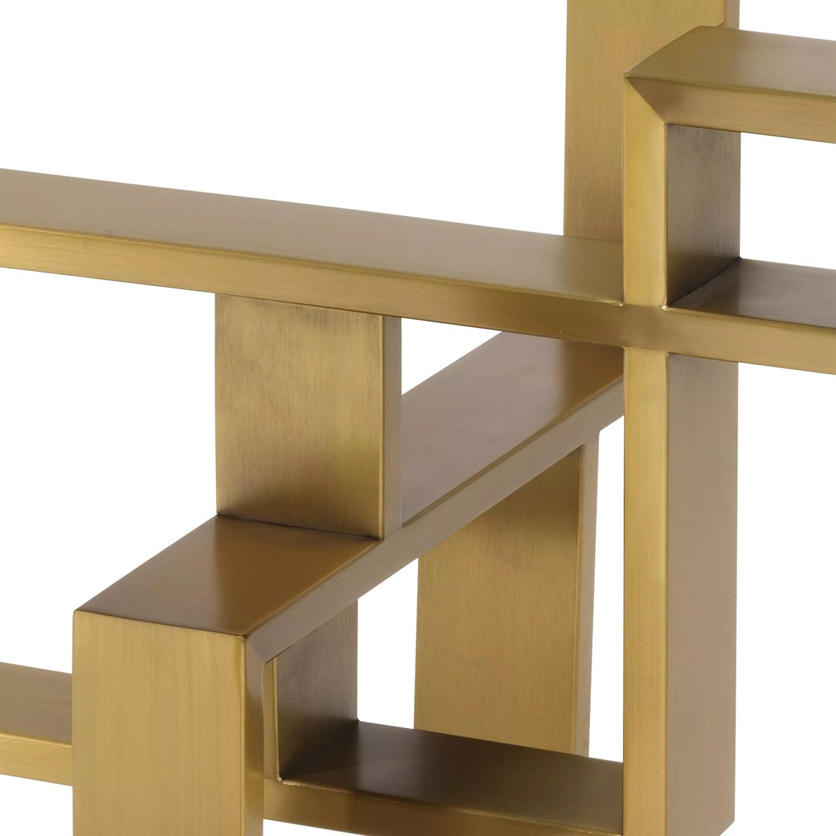 Side Table Chuck Brushed Brass Finish