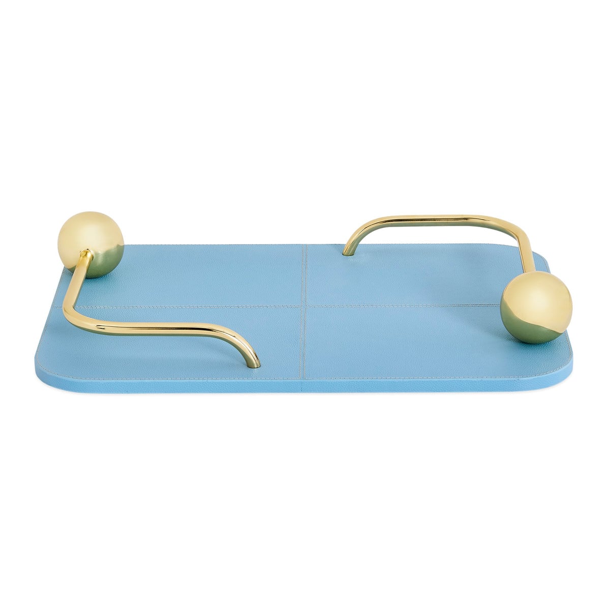 St. Germain Leather Tray - Blue - 32592