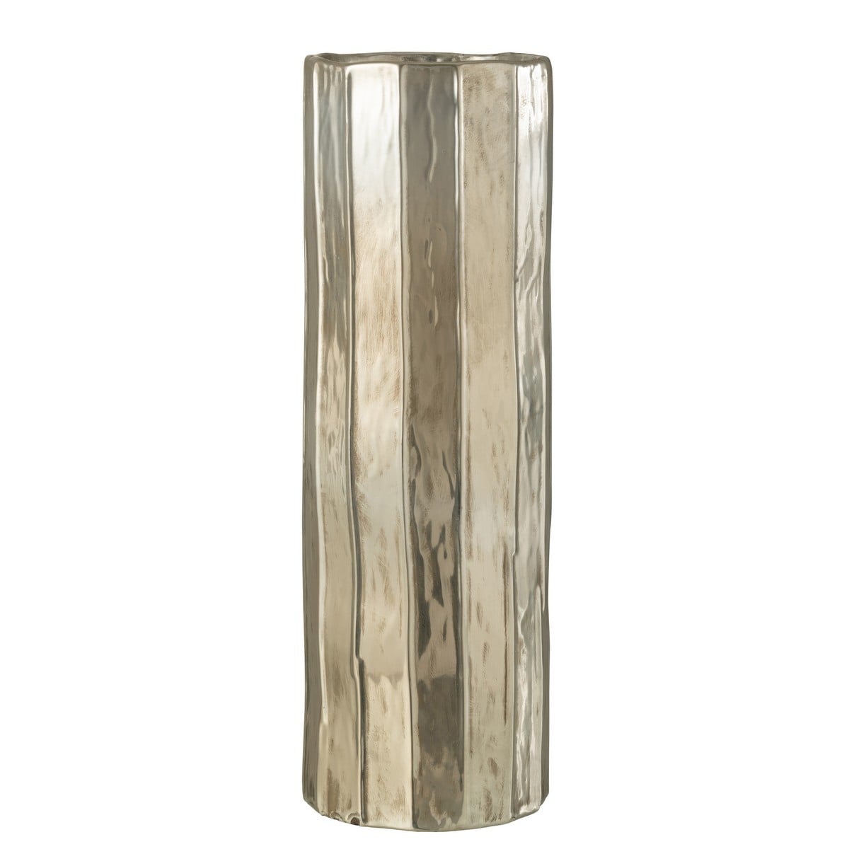 Vase Ary Clay Silver L (19,5X19,5X60cm) - 38771