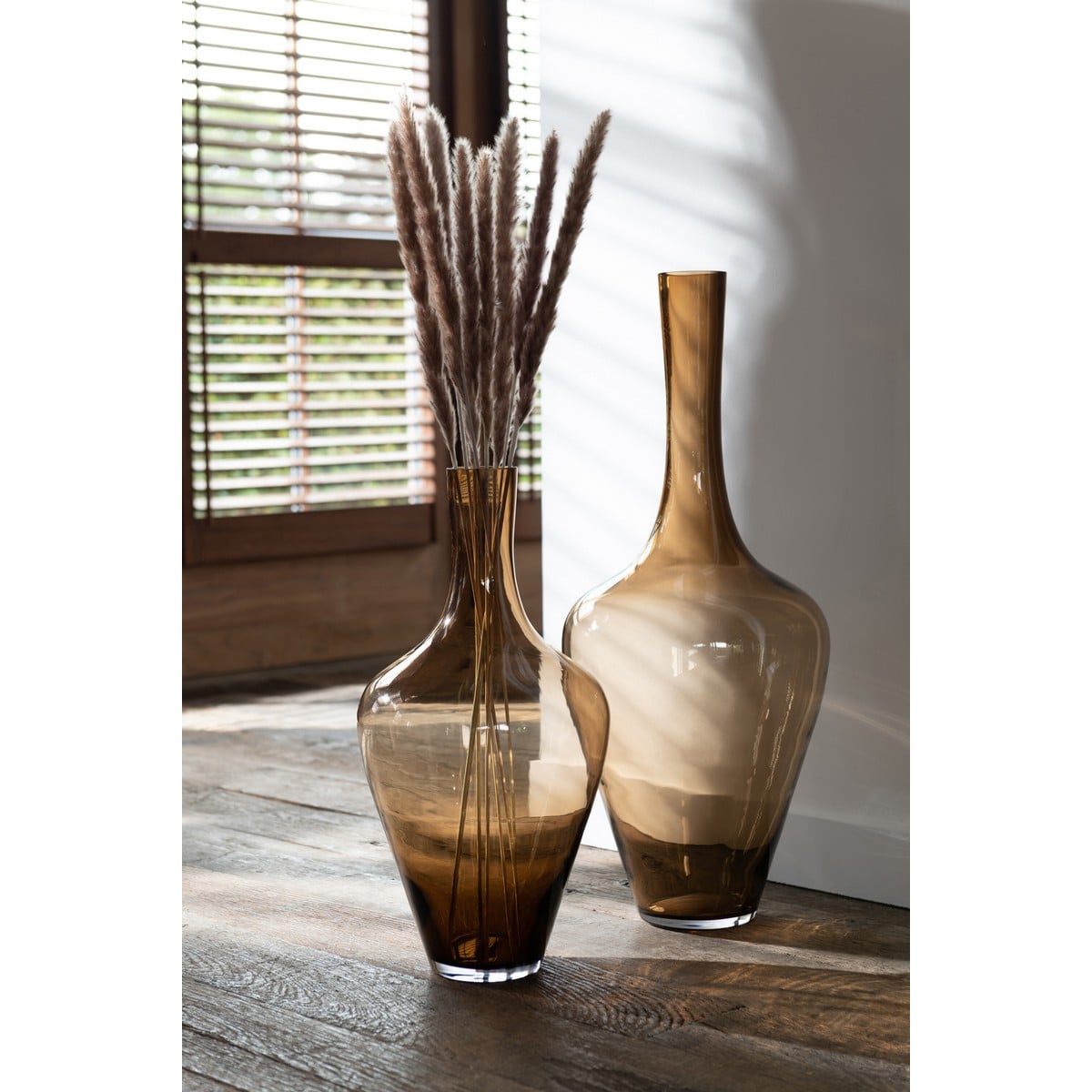 Vase Joni Glass Amber Small (25X25X50cm) - 23351