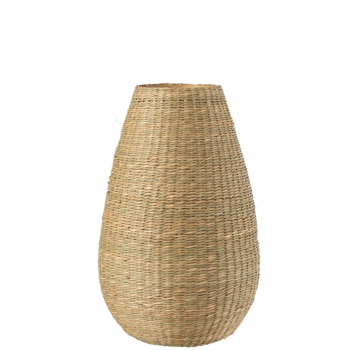 Vase L Dec Seagr/Bam Nat (25X25X46cm) - 20832