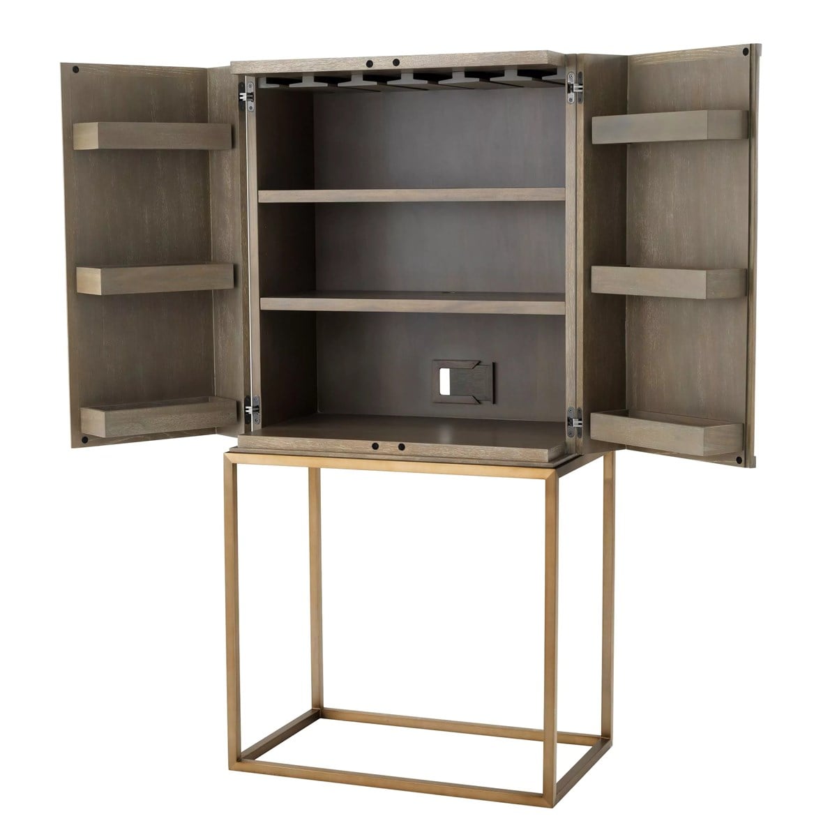 Wine Cabinet Highland Washed Oak Veneer