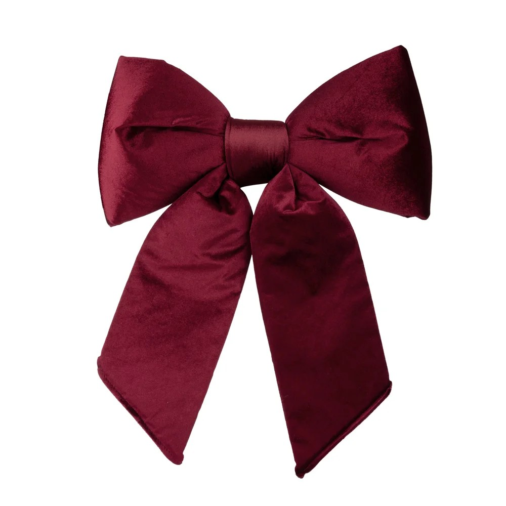 YADS - Kadife Detaylı Bordo Fiyonk L