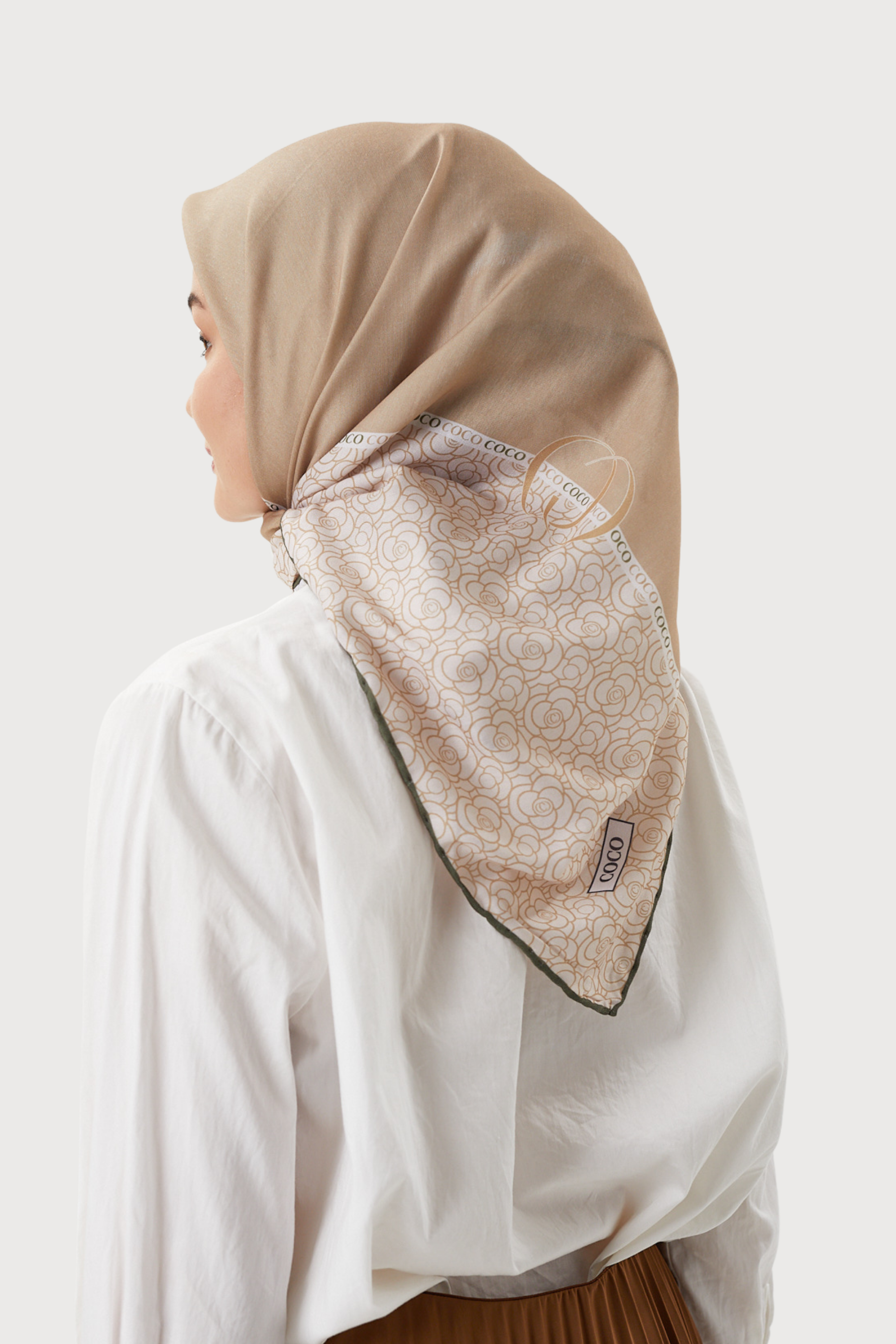 Bej - Paris Soft Eşarp