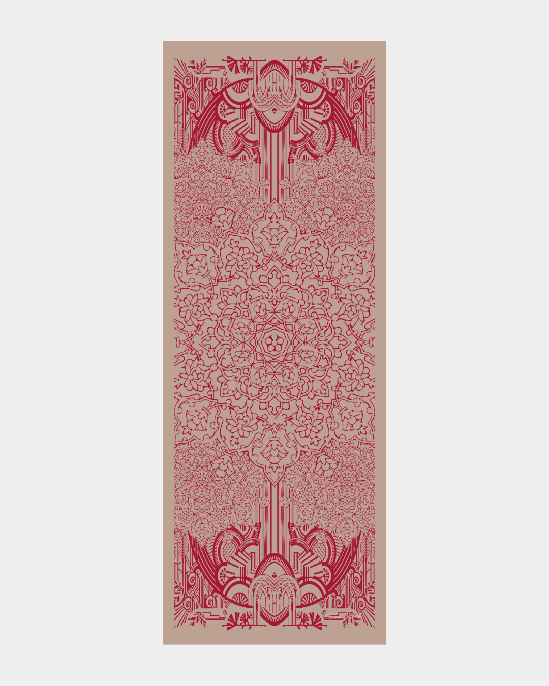 Fildişi & Gülkurusu Harem Rüyası Desen Şal