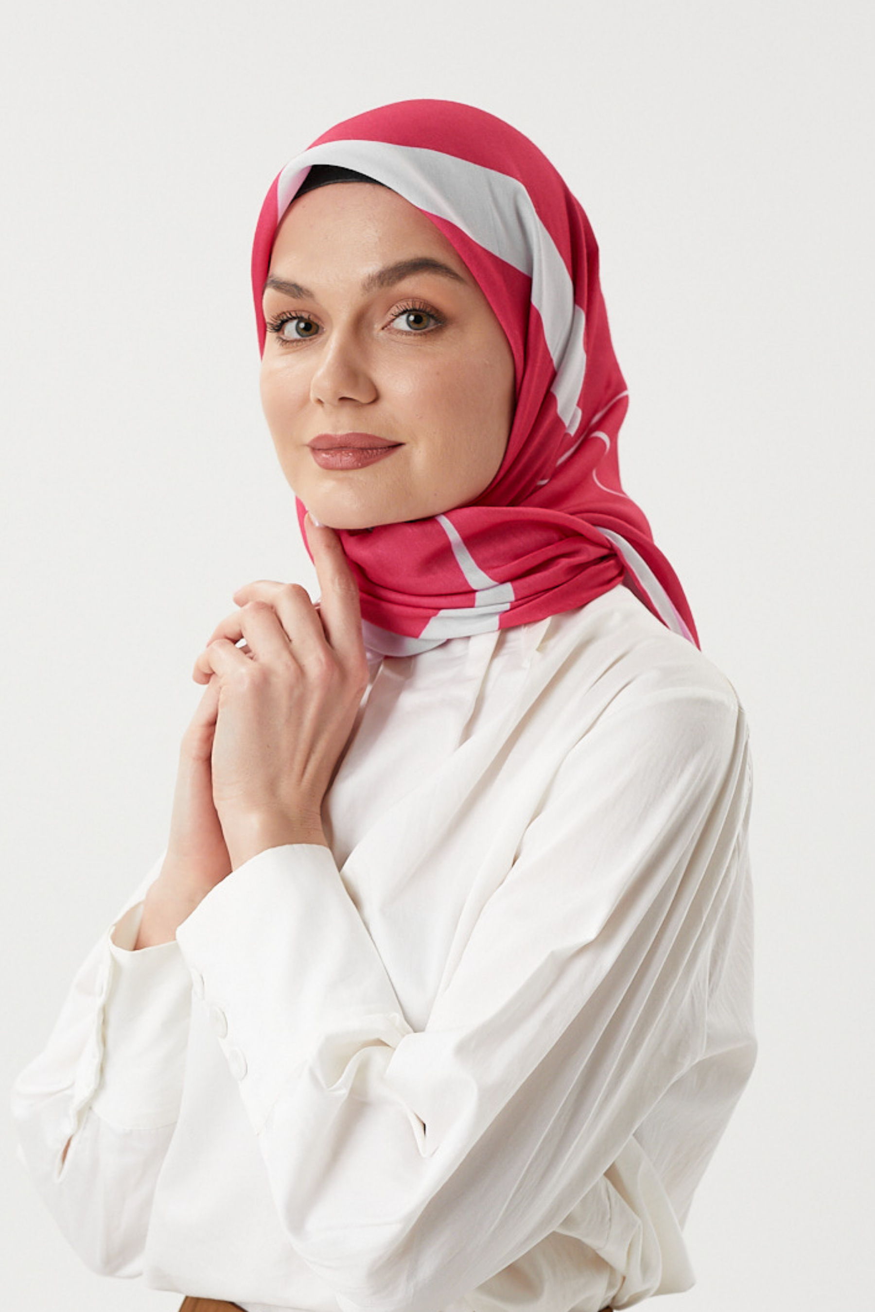 Fuşya - Classic Soft Eşarp