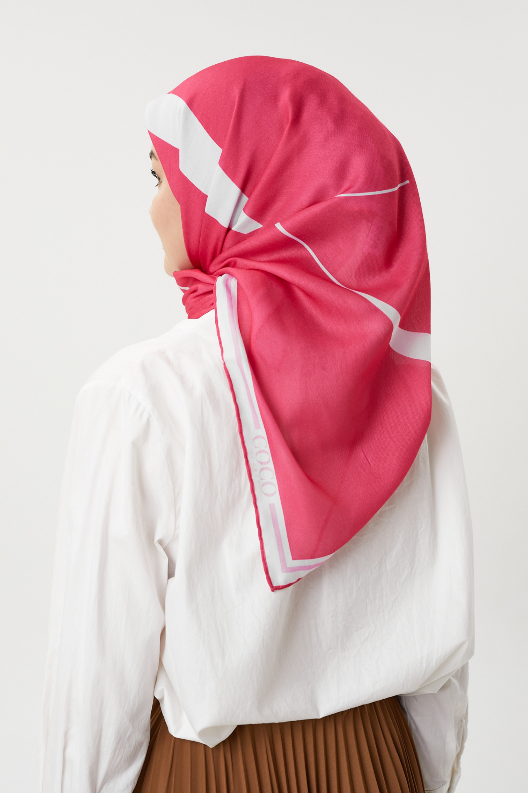 Fuşya - Classic Soft Eşarp