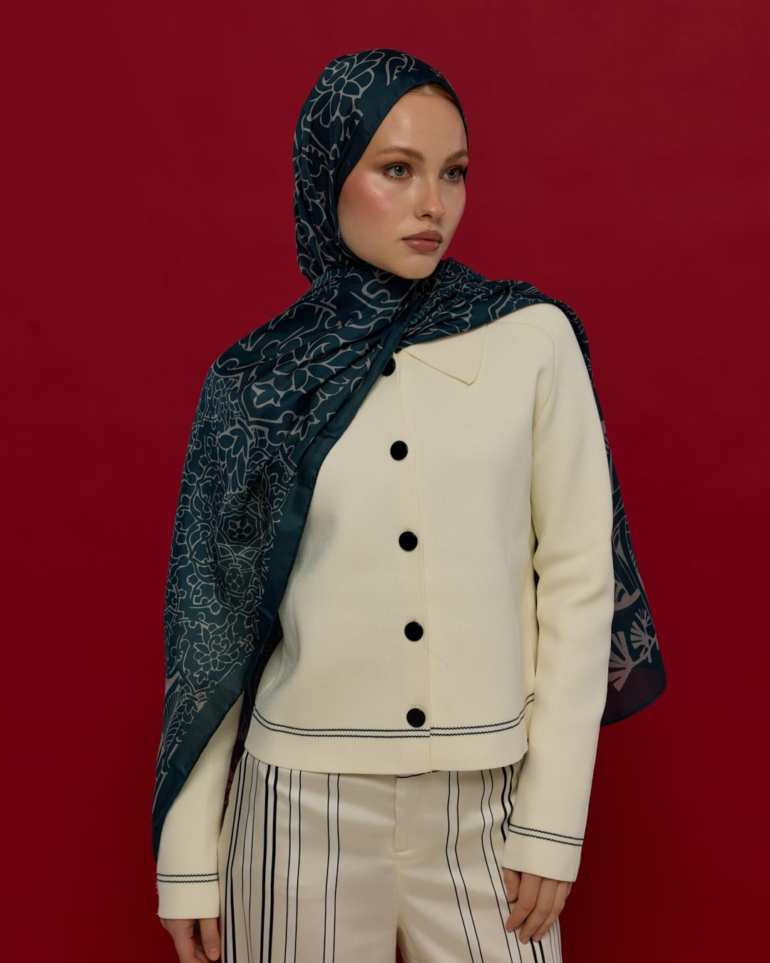 Gece & Taş Harem Rüyası Desen Şal