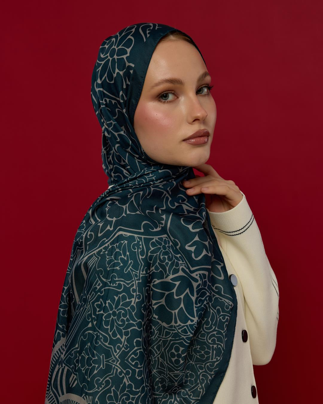 Gece & Taş Harem Rüyası Desen Şal