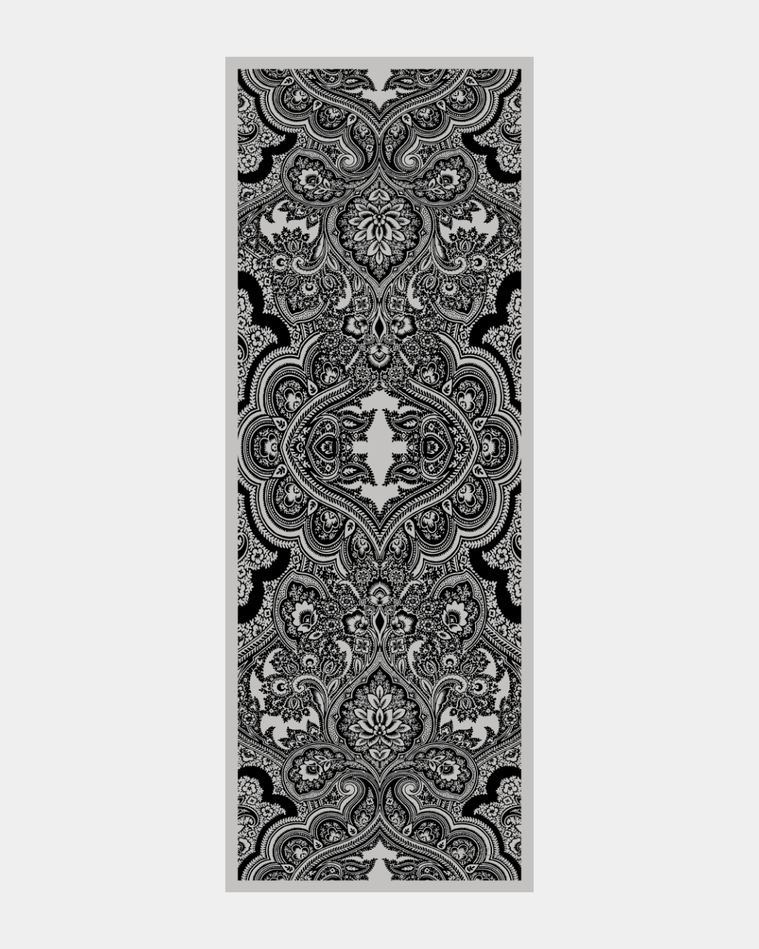 İnci & Siyah Sultani Desen Şal