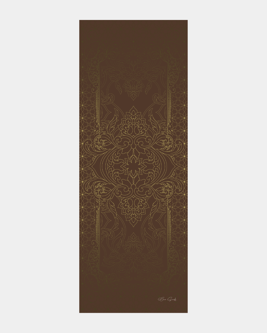 Kavrulmuş Kahve & Susam Işıltısı Efsunlu Desen Şal