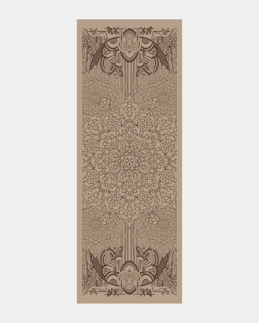 Krem Tarçını & Kakao Harem Rüyası Desen Şal