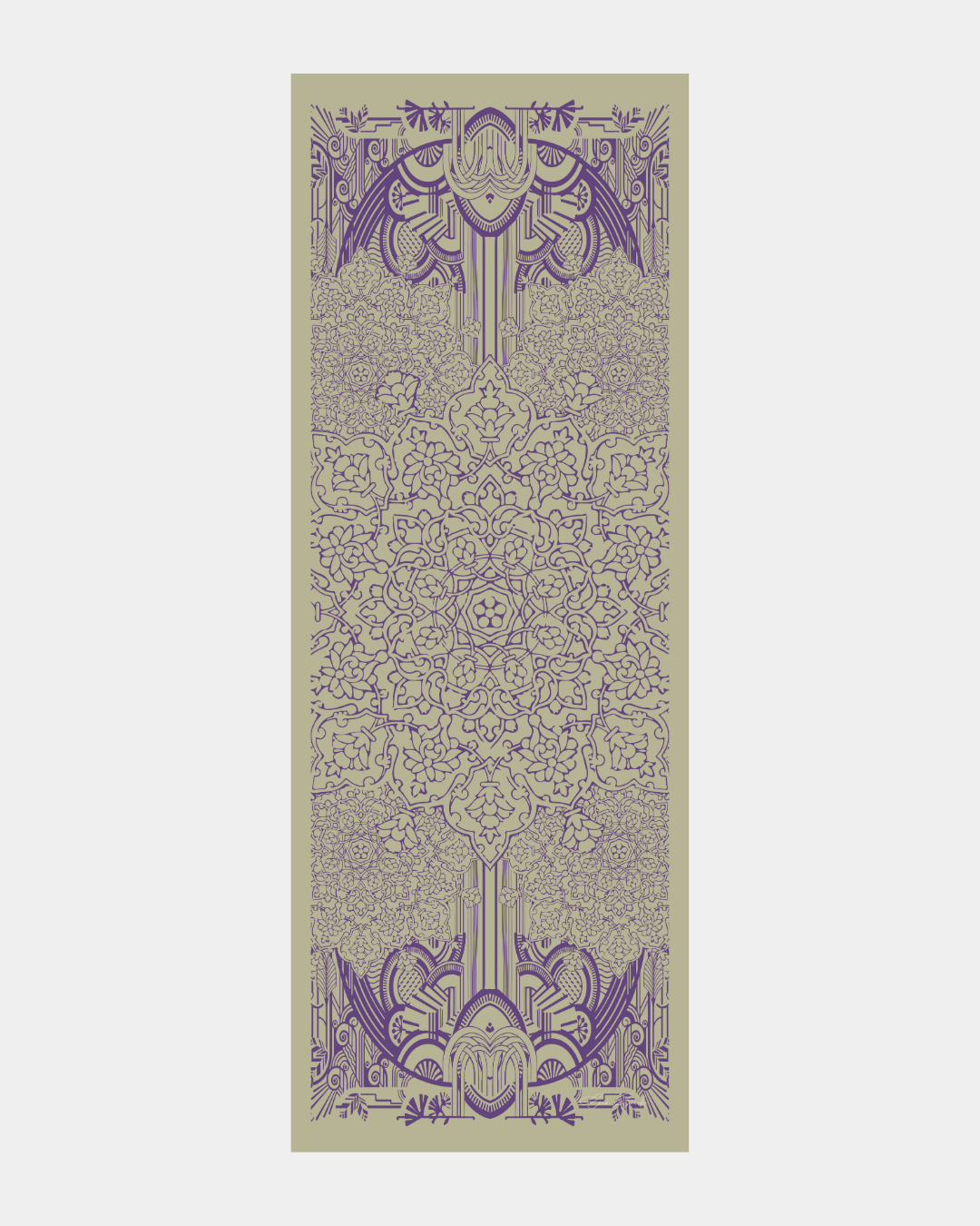 Krem Zencefil & Menekşe Harem Rüyası Desen Şal