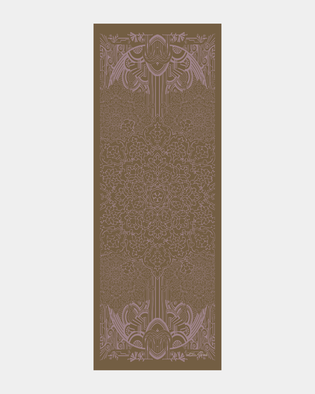 Kumral & Leylak Gölgüsü Harem Rüyası Desen Şal