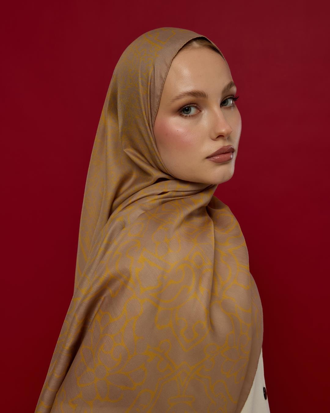 Kumral Toprak & Bal Revanı Harem Rüyası Desen Şal