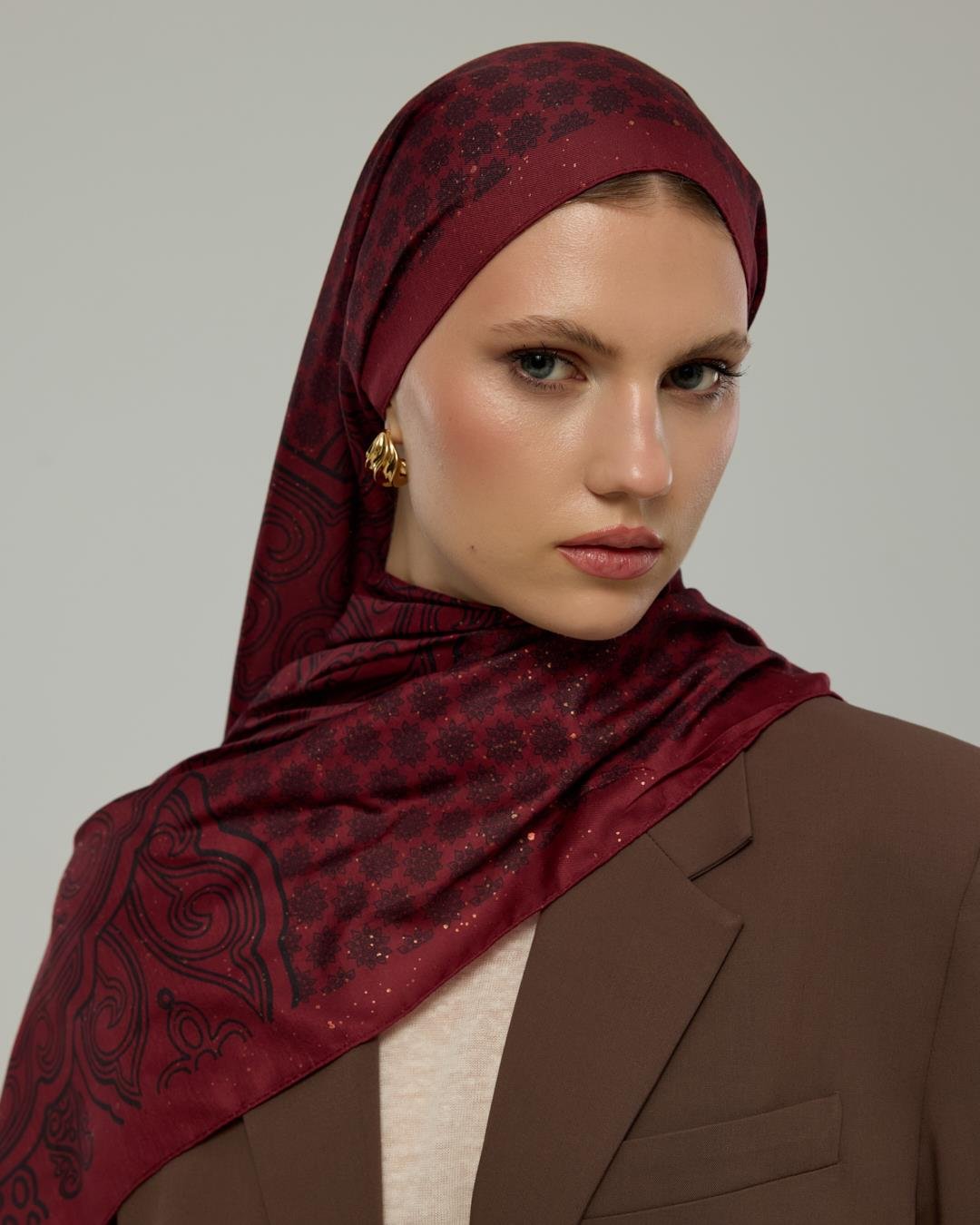 Lav & Nar Bala Hatun Desen Işıltılı Şal