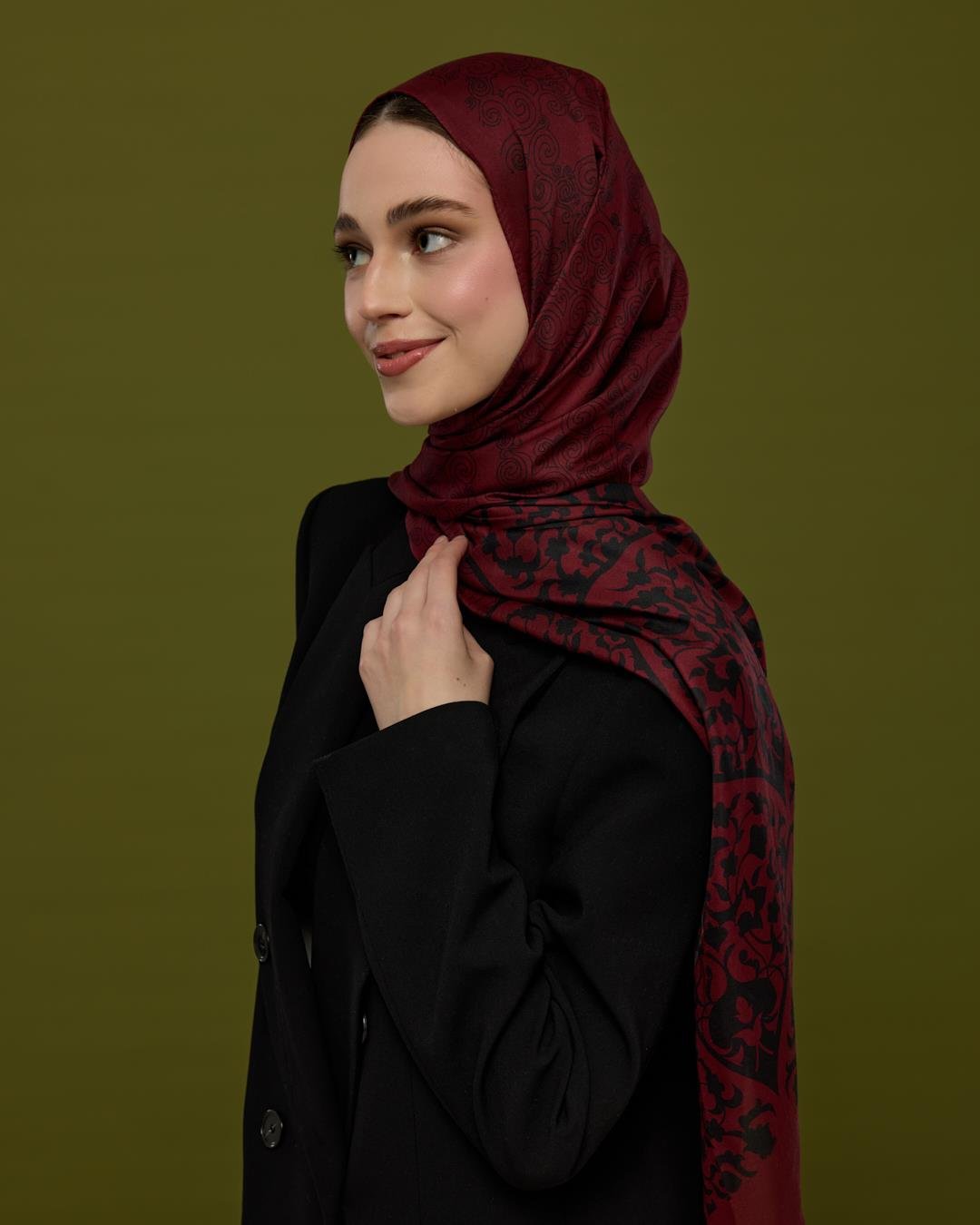 Lav & Nar Saraylı Desen Şal
