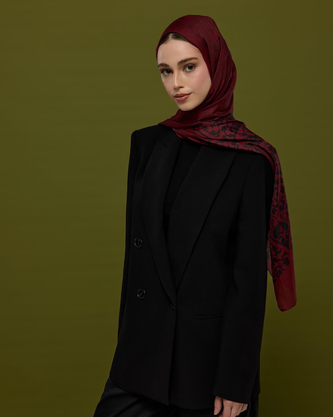 Lav & Nar Saraylı Desen Şal
