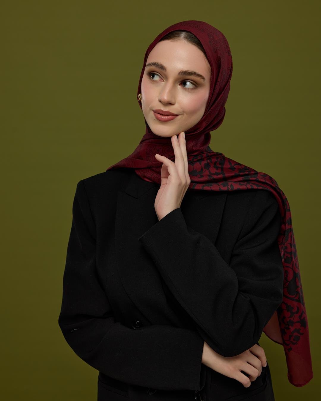 Lav & Nar Saraylı Desen Şal
