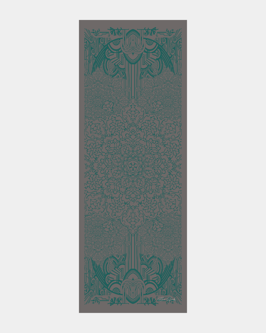 Lavanta Çizgisi & Zümrüt Harem Rüyası Desen Şal