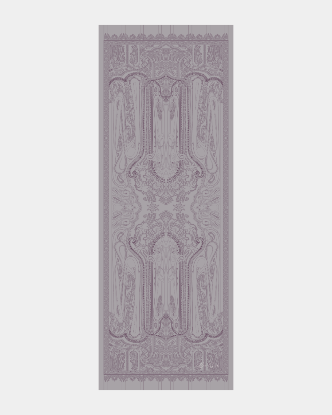 Leylak & Erguvani Hürrem Desen Işıltılı Şal