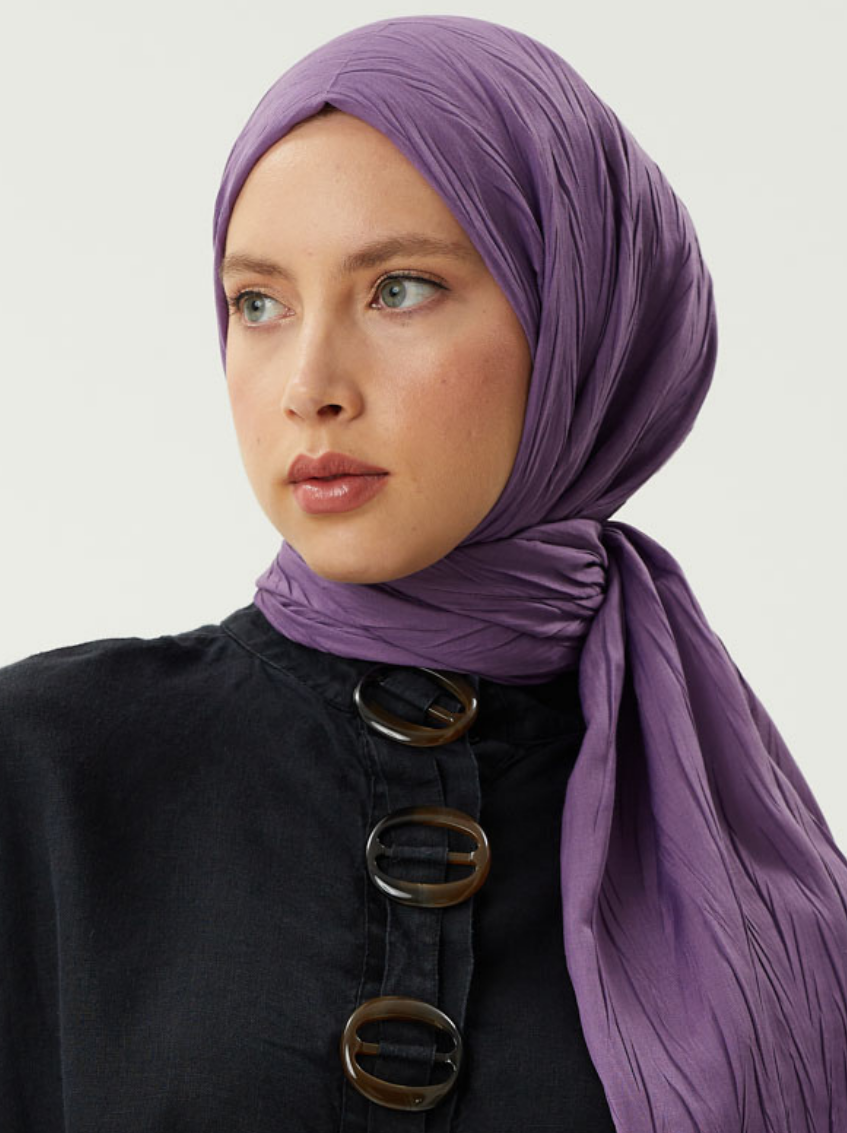 Lila Piliseli Bambu Şal