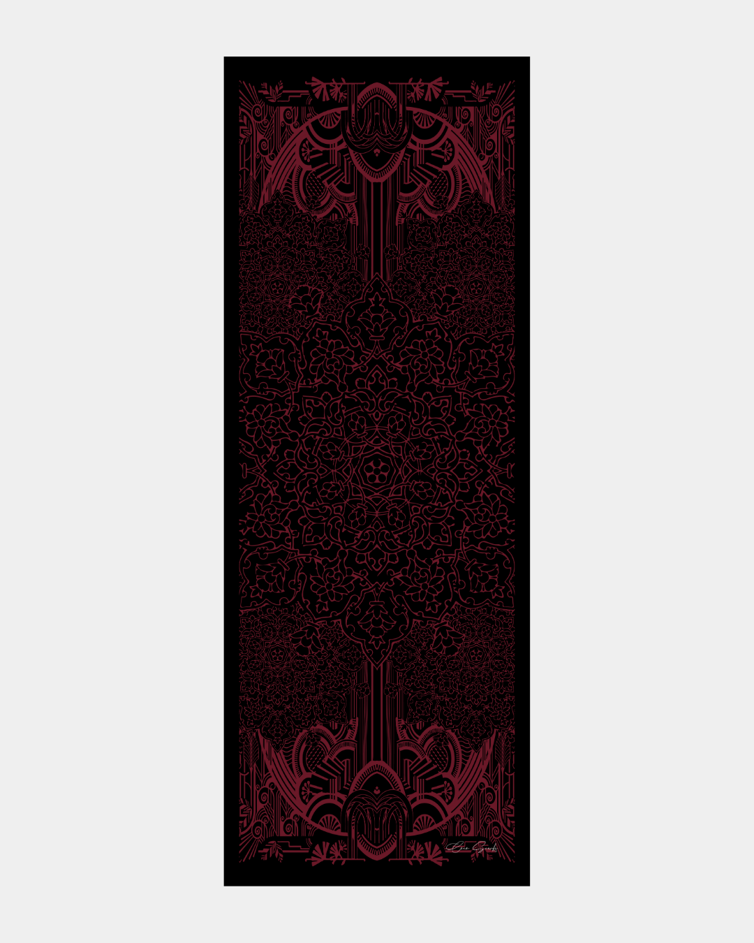 Nar & Lav Harem Rüyası Desen Şal