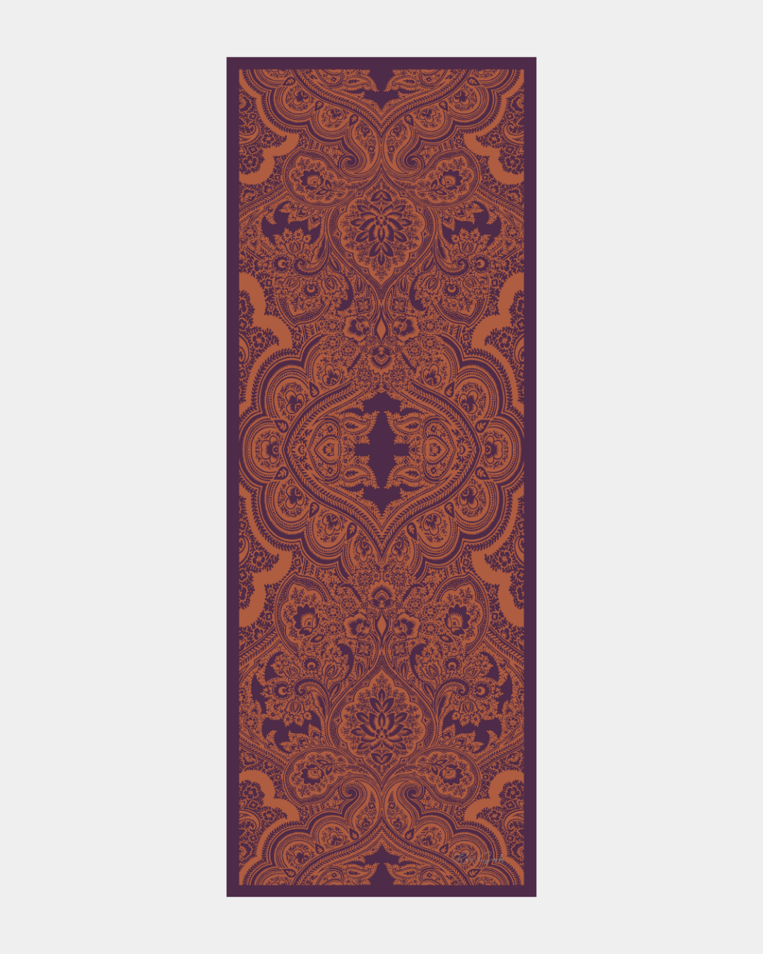 Patlıcan & Amber Tınısı Sultani Desen Şal