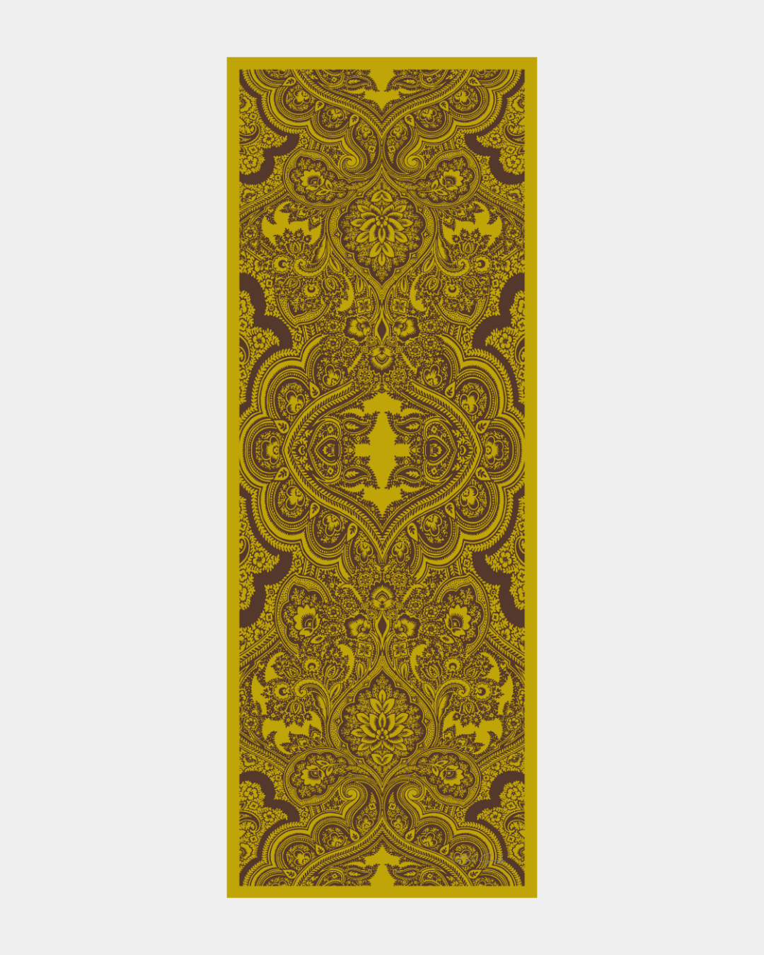 Saf Sarı & Buhur Kahvesi Sultani Desen Şal