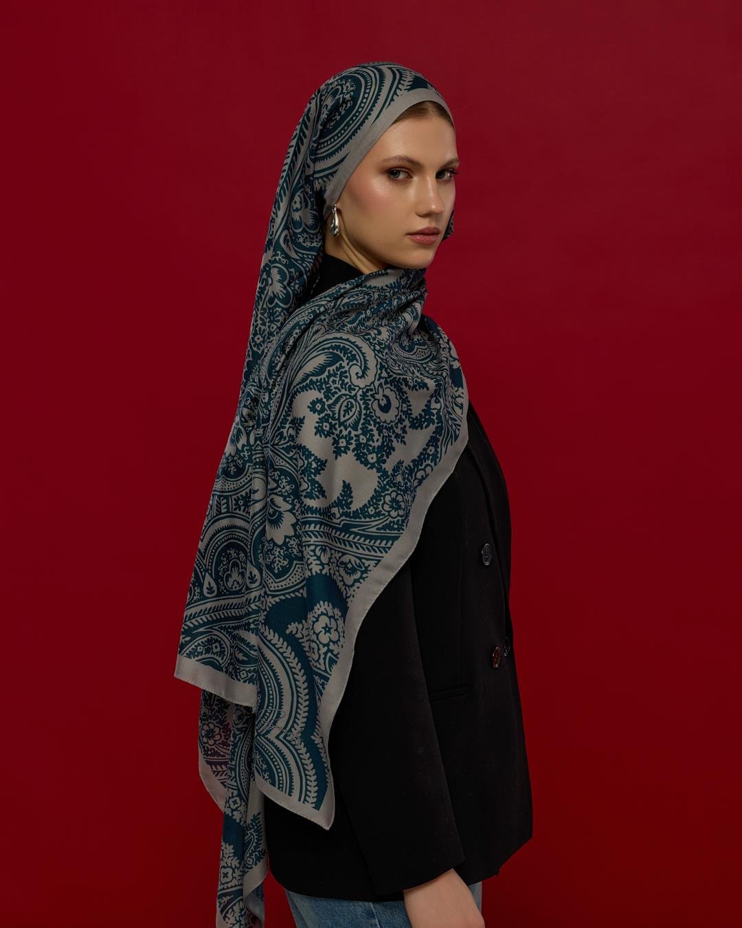 Taş & Gece Sultani Desen Şal