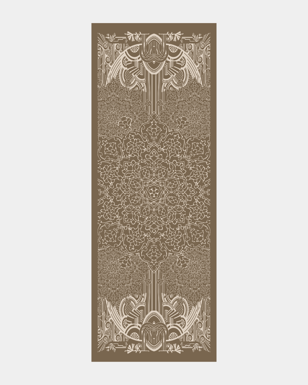 Toprak & Krem Fısıltı Harem Rüyası Desen Şal