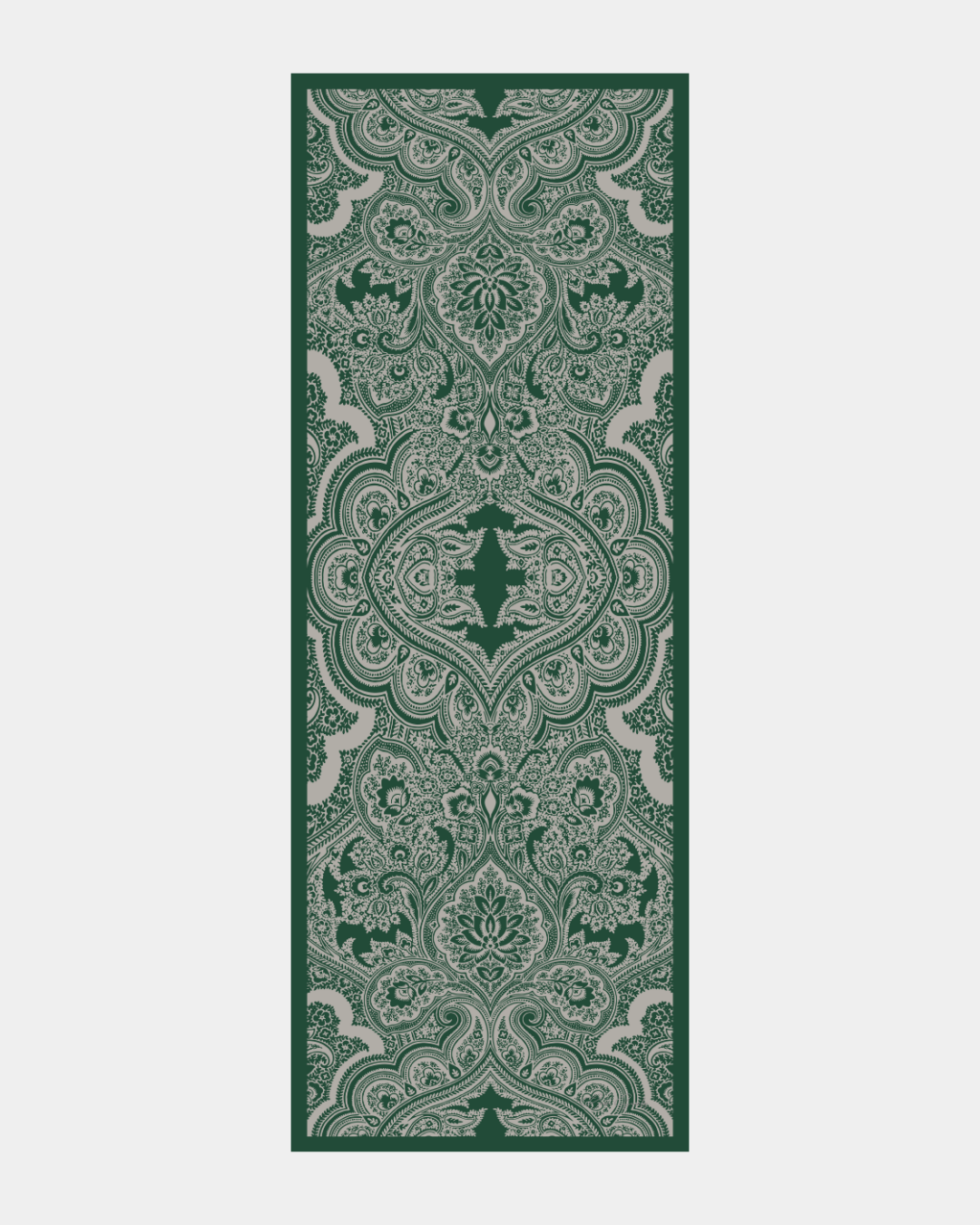 Zümrüt & Krem Sultani Desen Şal