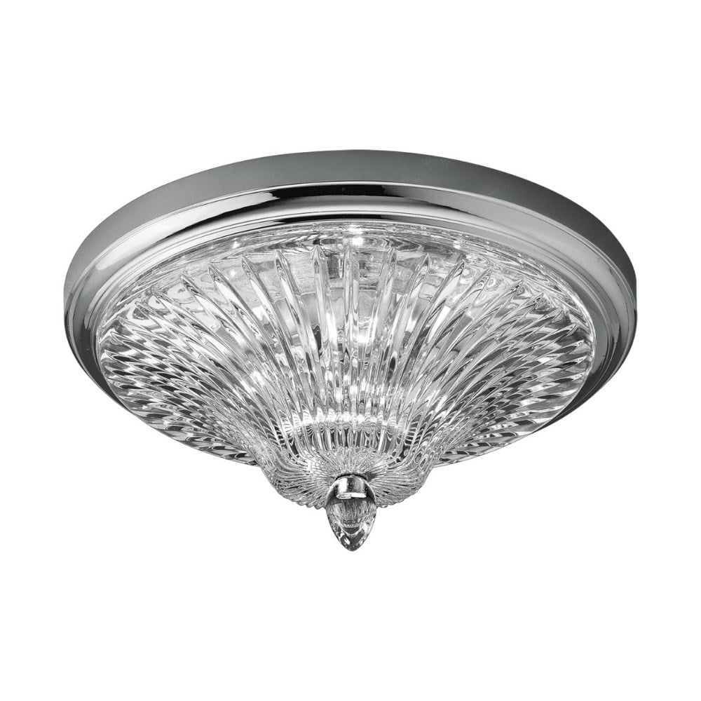 206/PL Plafoniera Tavan Lambası Cristallo/C Transparent Chrome