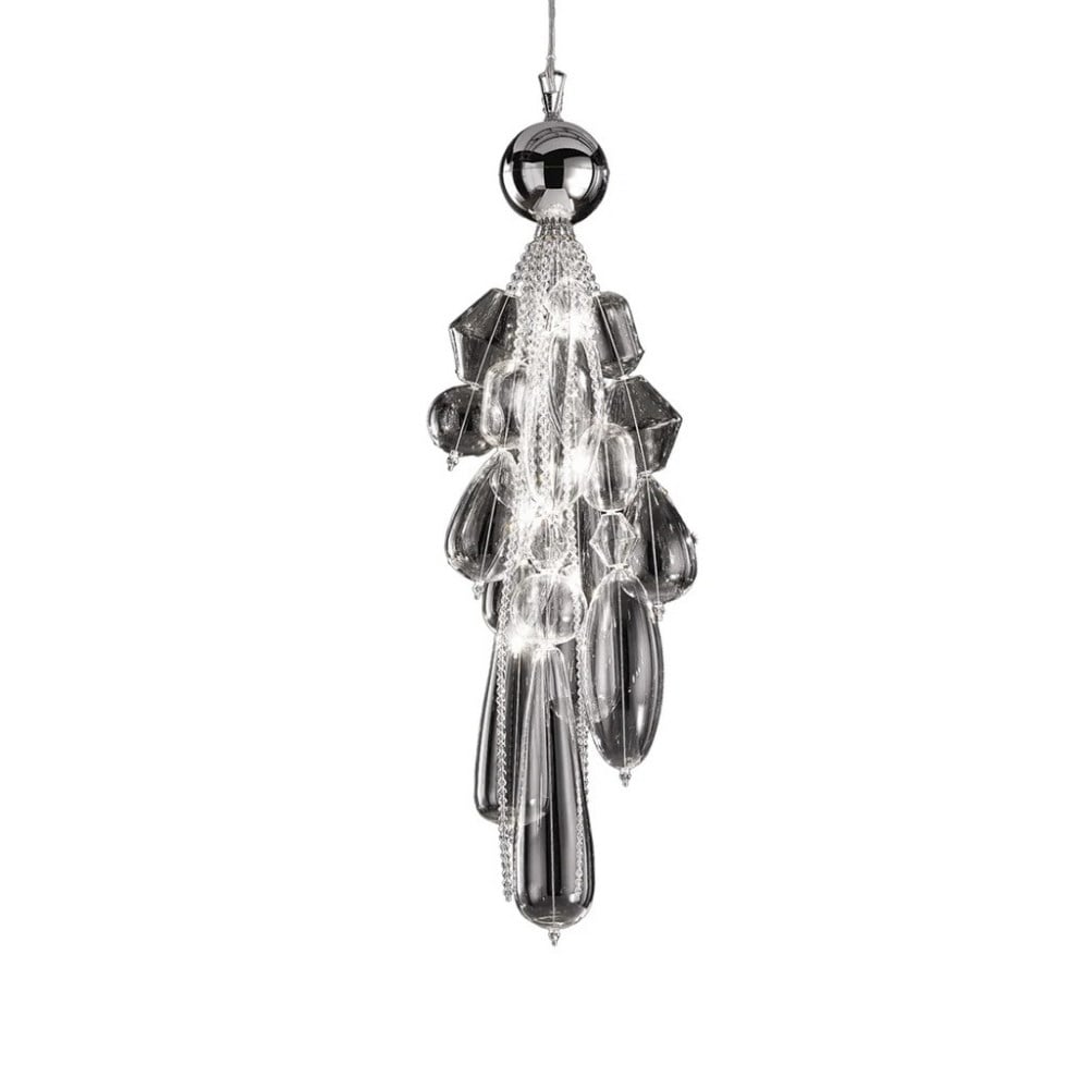 478/3 Suspension Kristal Cam Salkım Avize - 3Lü- H29.6