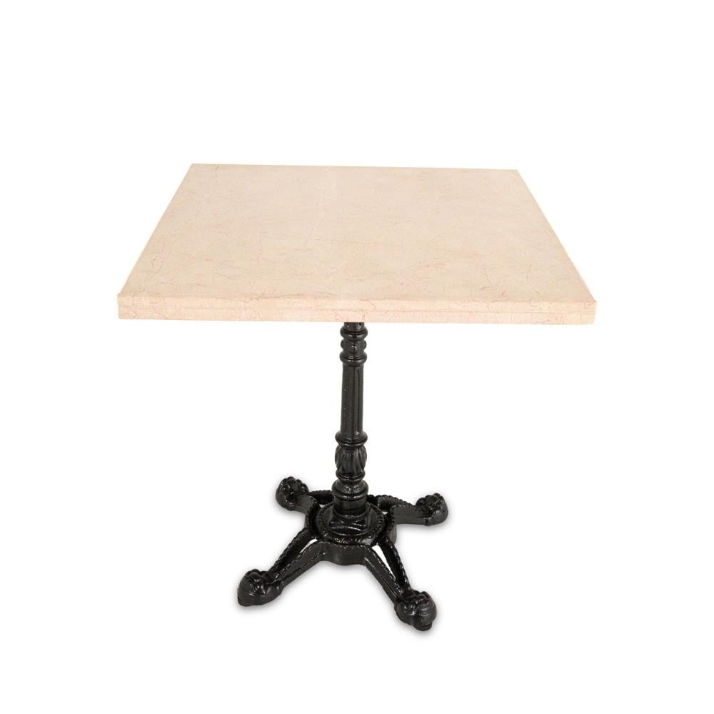 70 cm Mermer Tabla Kare Masa