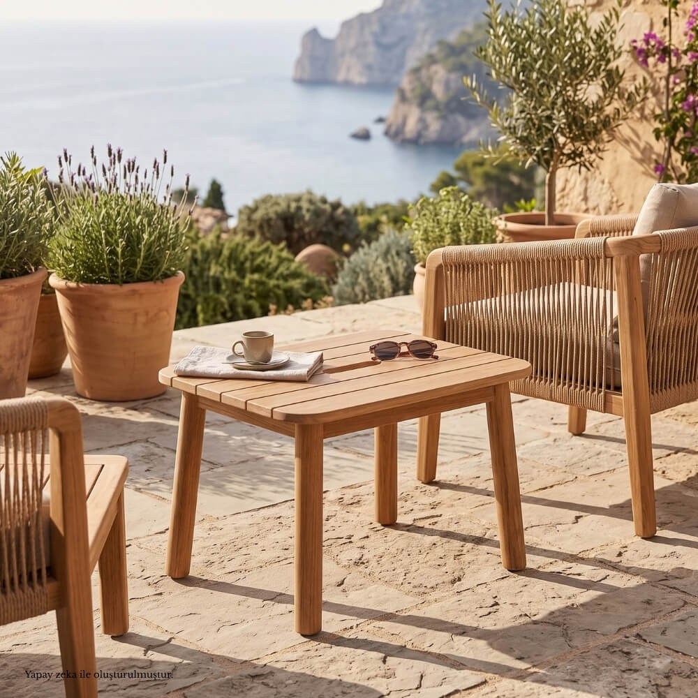 Verona Low Square Side Table