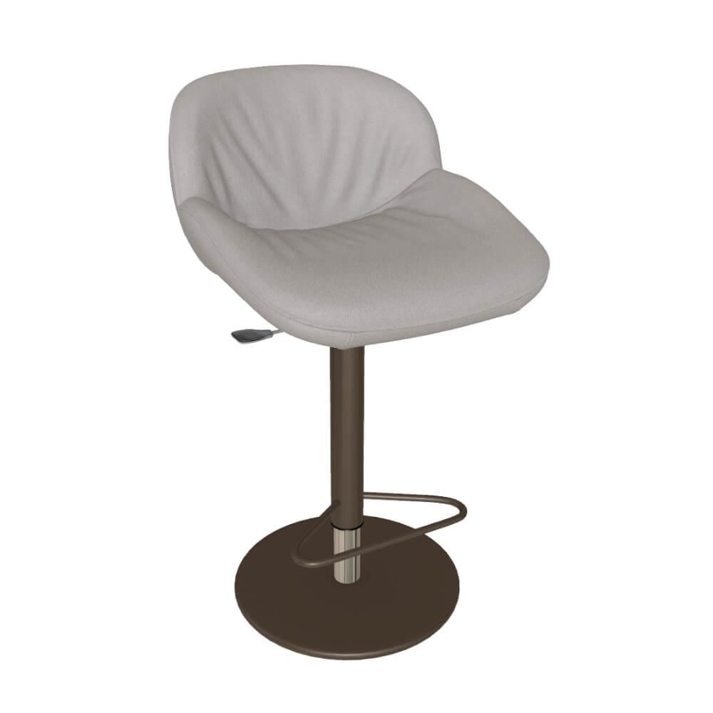 Amelie Bar Sandalyesi - Frame Lacquered Dark Brass (M028) - Ice (TEGO020)