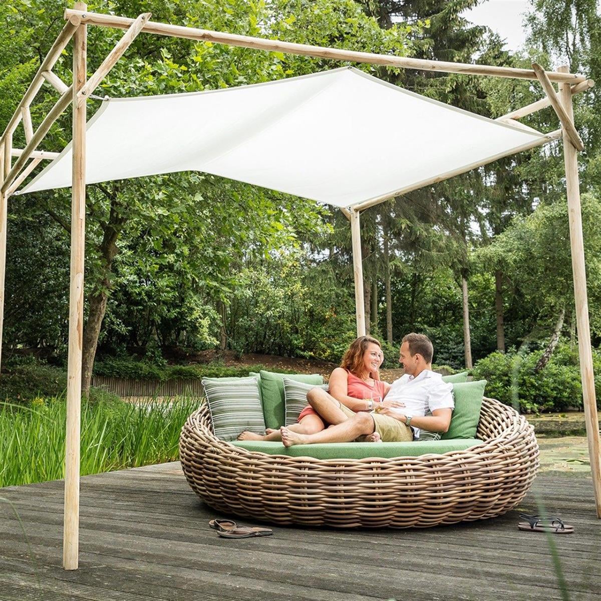 Cocoon Daybed-Pipe Cocoon-Copacobana Green (225)