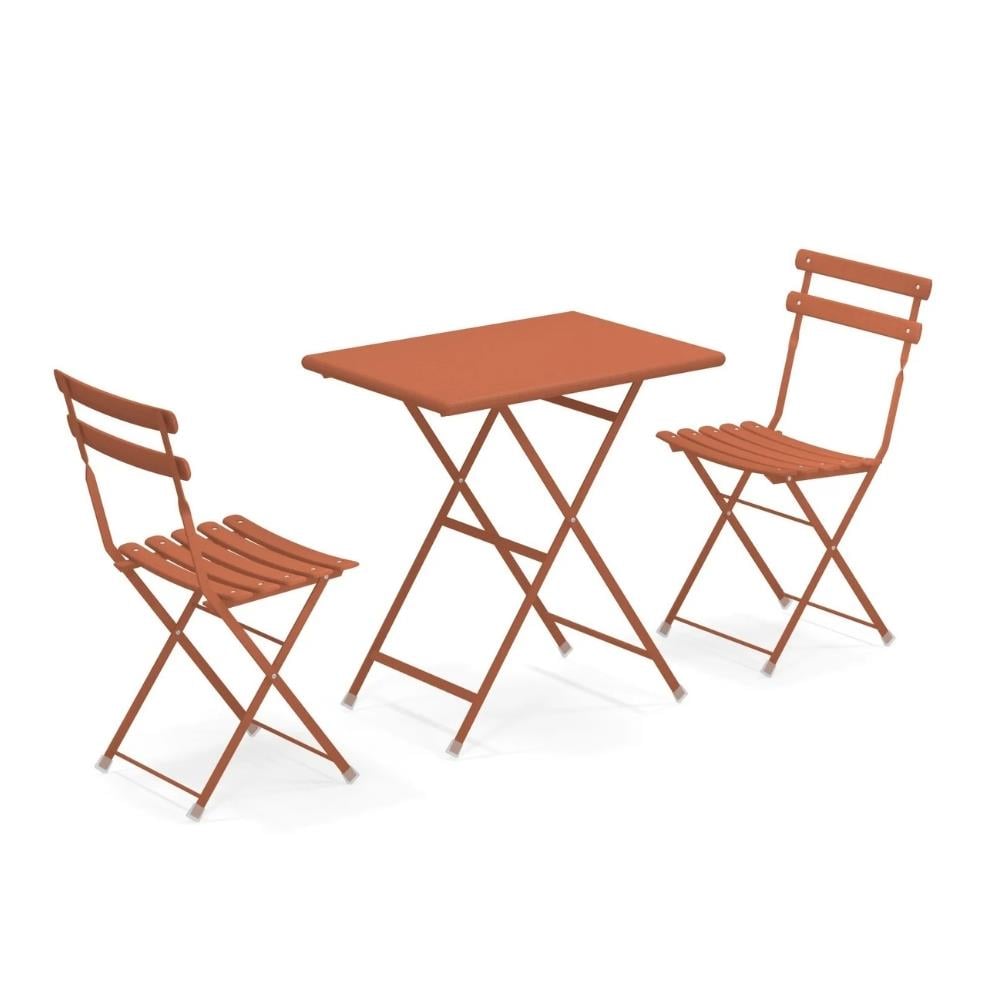 Arc En Cıel Set- (2 Adet Sandalye -1 Adet 334 Masa)- Maple Red(26) (3513)