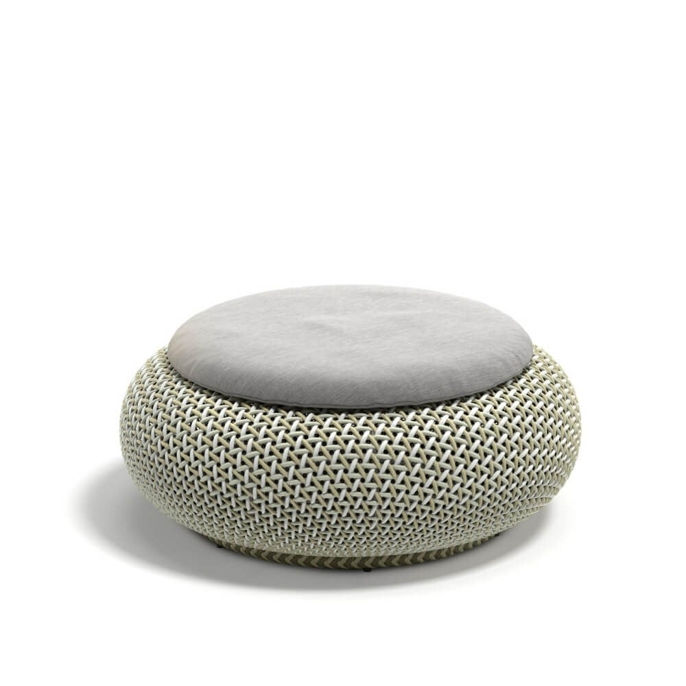 Atolo Puf - Spring Mist -(Sunbrella Minder Dahil)