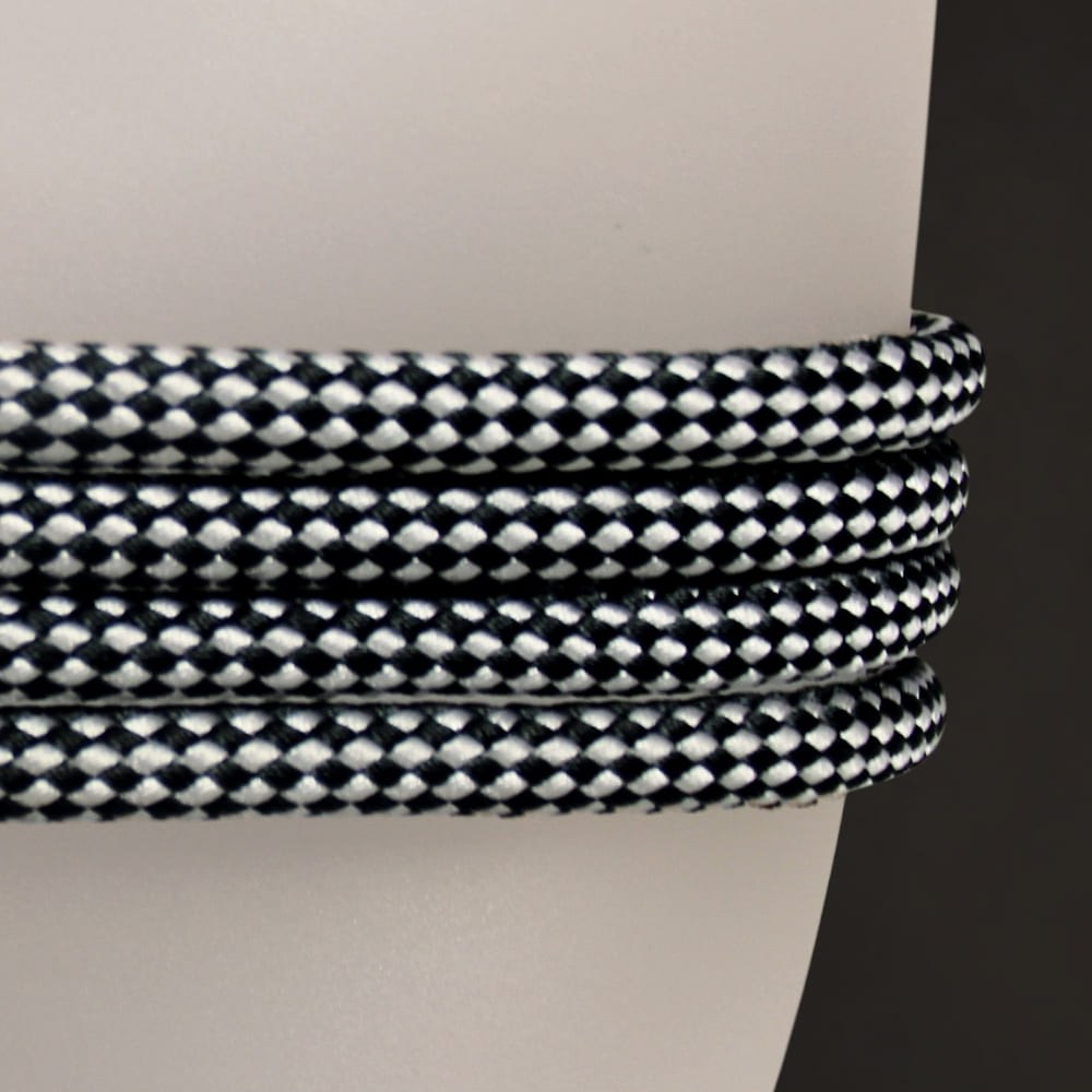 Baggy Avize - Fabric Rope White Grey