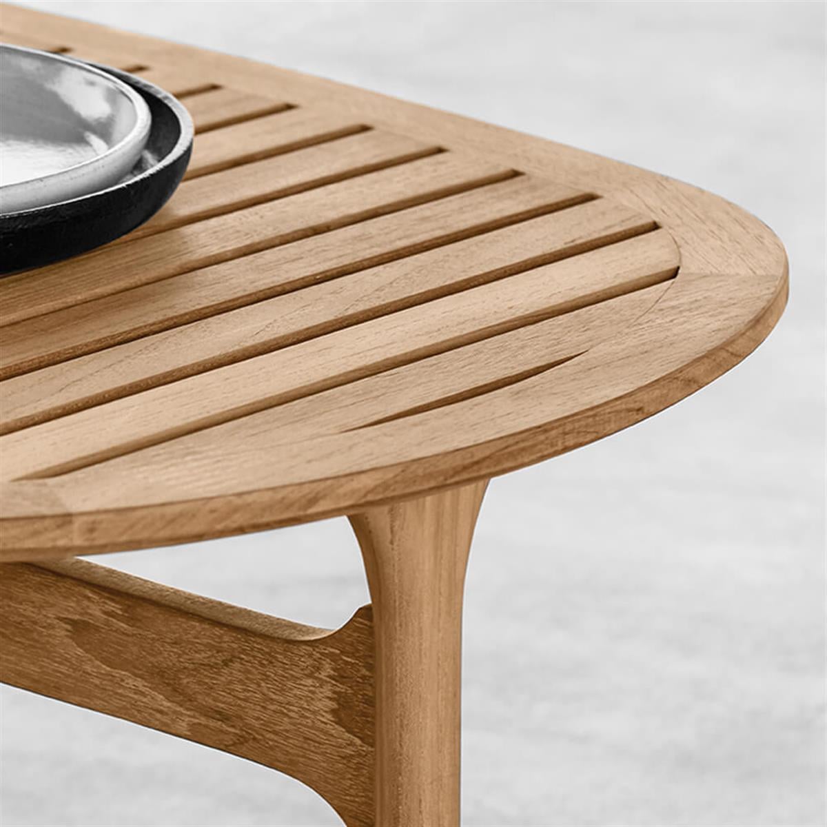 Bay Orta Sehpa-Natural Teak