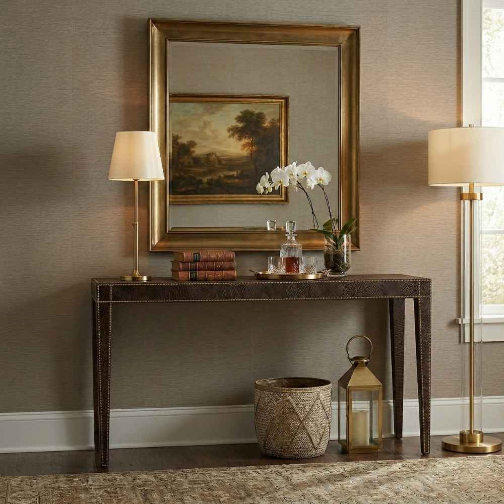 Bernhardt Colter Brown Konsol