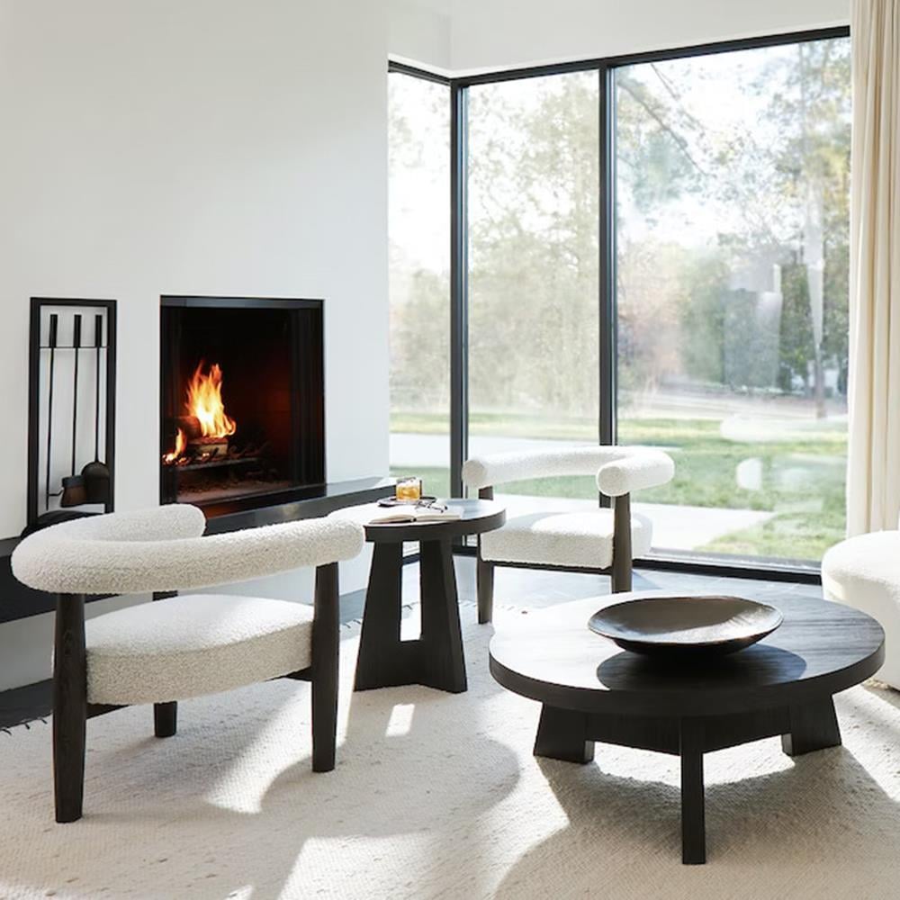Petra Single Sofa-L'ombre Finish