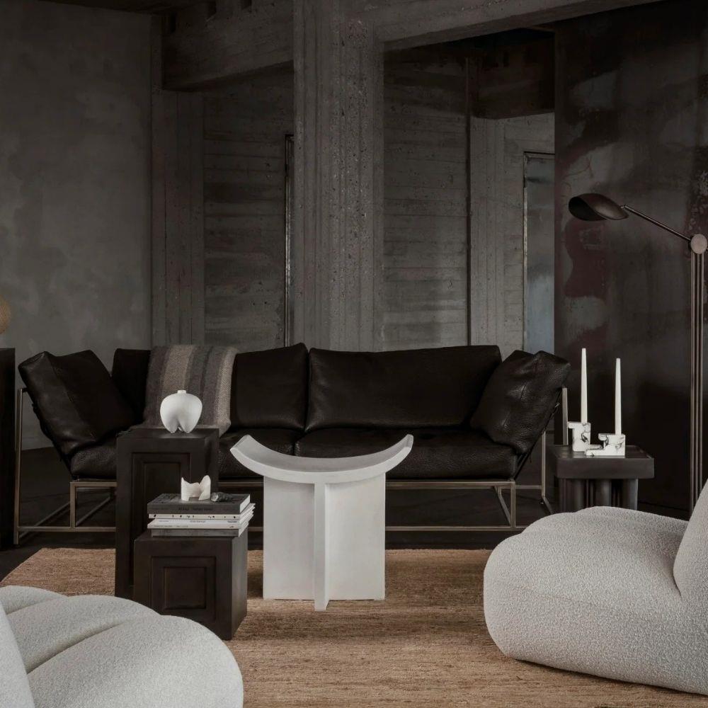 Brutus Tabure - Bone White