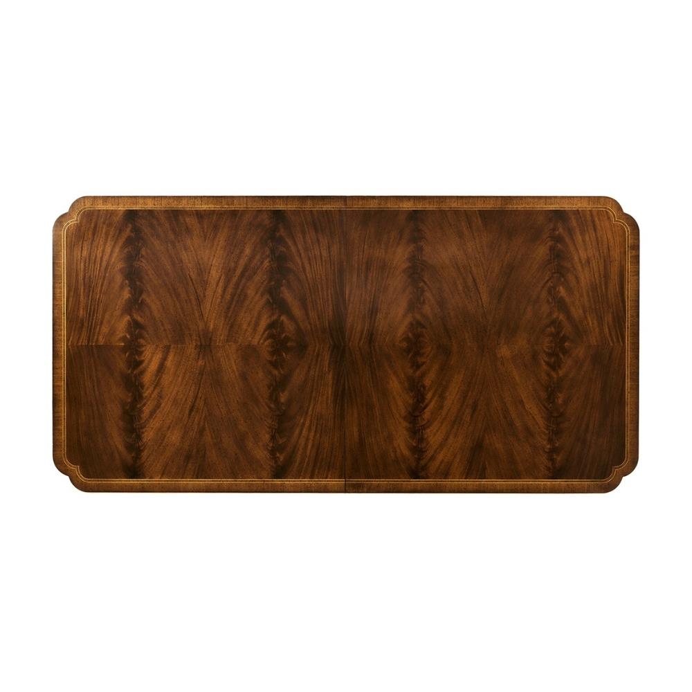 Buckingham Yemek Masası (232)- Tek Açılır -  Classic Regency style - Finish-Mah-02-1 (Medium Antique Mahogany)