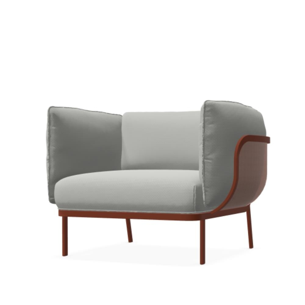 Cabla Tekli Koltuk-Maple Red (26)-(5036) ( Kol Hariç )