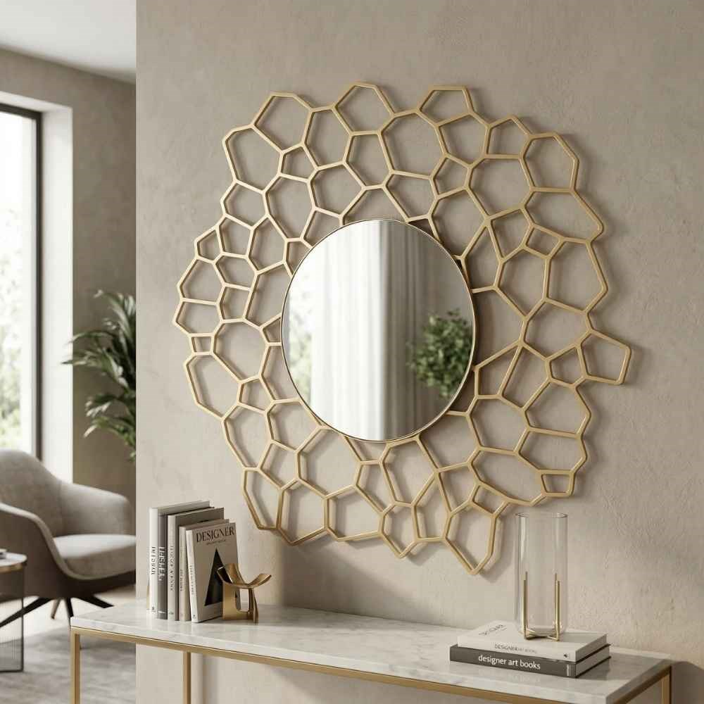 Caracole Classic Gold Asymmetric Mirror