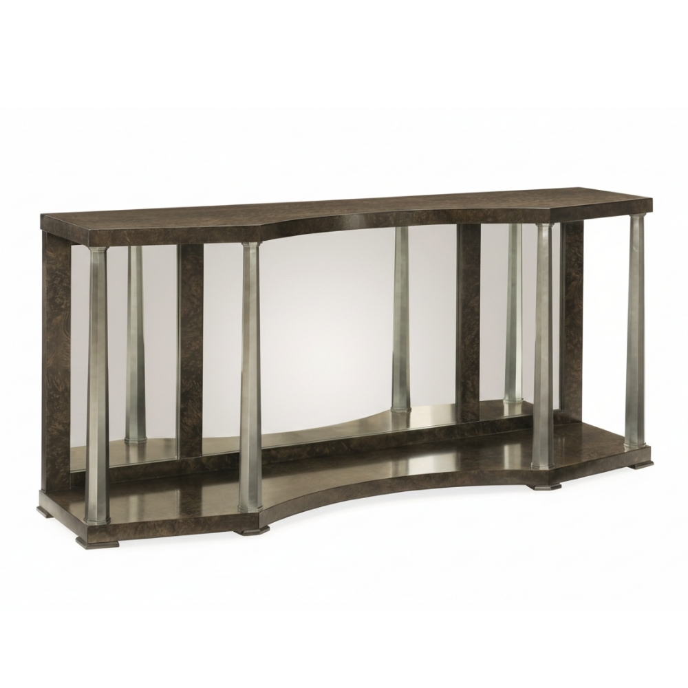 Caracole Classic Pillar To Post Brown Console