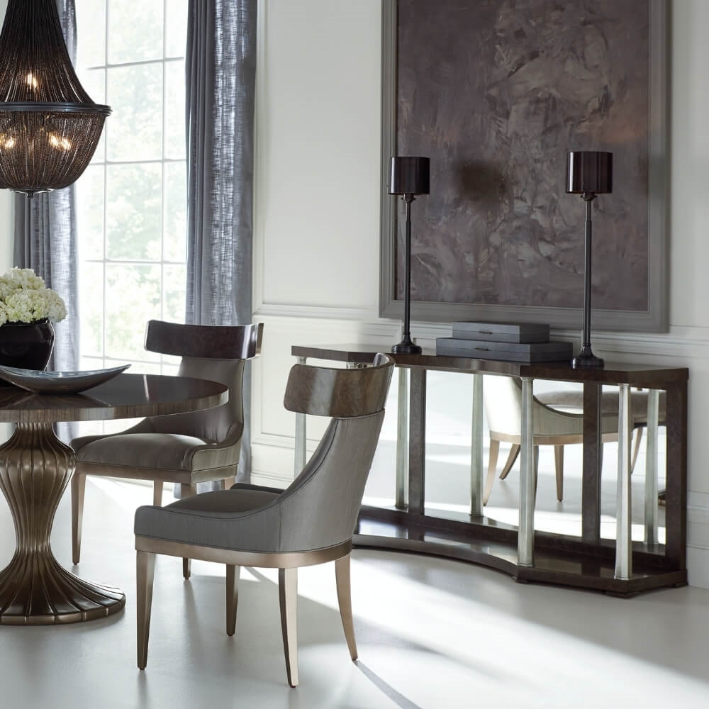 Caracole Classic Pillar To Post Brown Console